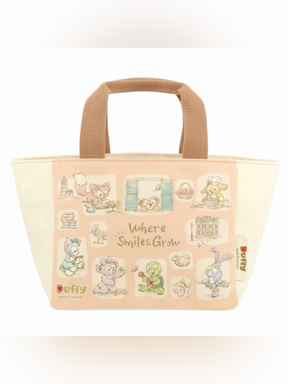 NEW Tokyo Disney Resort TDS 2024 Duffy and Friends Tote Bag Where Smiles Grow